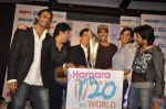Arjun Rampal, Sajid Khan, Sajid Nadiadwala, Akshay Kumar, Lara Dutta, Ritesh Deshmukh at Housefull-ICC T20 World Cup media meet Taj Lands End, Bandra, Mumbai on 14th April 2010 (11).JPG