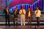 Ranbir Kapoor, Mithun, Jay, Manoj at the grand finale of Dance India Dance in Andheri Sports Complex on 23rd April 2010 (2).JPG