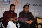 A R Rahman, Resul Pookutty at Resul Pookutty_s autobiography launch in The Leela Hotel on 13th May 2010 (5).JPG