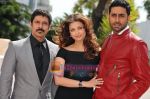 Aishwarya Rai Bachchan, Abhishek Bachchan at the promotion of Raavan in Cannes on 19th May 2010 (4).jpg