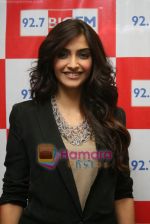 Sonam Kapoor promotes I Hate Love Stories at Big FM on 24th May 2010 (4).JPG