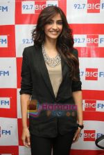 Sonam Kapoor promotes IHLS at Big FM on 24th May 2010 (5).JPG
