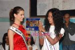 Miss Universe 2009 Stefania Fernandez during a visit to Kamathipura, Mumbai on Sunday,30 May 2010 (29).JPG