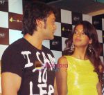 Bobby Deol and Mugdha Godse unveiled the 1st look of their horror-thriller film HELP at a Press Conference at IIFA 2010 (3).JPG