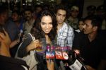 Mallika Sherawat comes to India in International airport on 1st Sept 2010 (10).JPG