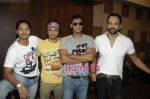 Rohit Shetty, Shreyas Talpade, Tusshar Kapoor, Ajay Devgn, Kunal Khemu at Golmaal 3 press meet on Sun N Sand on 7th Oct 2010 (11).JPG