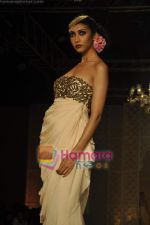 Model walks the ramp for Ayesha Deepala_s Show on day 3 of HDIL on 8th Oct 2010 (4).JPG