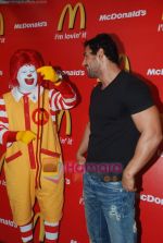 John Abraham at McDonalds to promote Jhootha Hi Sahi in Fun Republic on 14th Oct 2010 (2).JPG