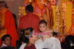 Sushmita Sen spotted with her adopted daughter Alisah at Durga pooja in Opp National College, Bandra on 15th Oct 2010 (11).JPG