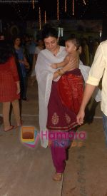 Sushmita Sen spotted with her adopted daughter Alisah at Durga pooja in Opp National College, Bandra on 15th Oct 2010 (8).JPG