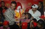Arjun Rampal spends time with kids at Mcdonald_s on 14th Nov 2010 (30).JPG