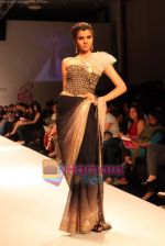 Model walk the ramp for Satya Paul Show at The ABIL Pune Fashion Week Day 1 on 18th Nov 2010.JPG