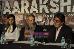 Prakash Jha, Deepika Padukone, Amitabh Bachchan at Aarakshan announcement in Novotel, Mumbai on 22nd Dec 2010 (9).JPG