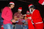 John Abraham, Ritesh Deshmukh spend christmas with children of St Catherines in Andheri on 25th Dec 2010 (2).JPG