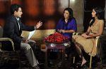 Katrina Kaif, Farah Khan at an interview with Live India_s CEO, Mr Sudhir Chaudhary on 27th Dec 2010 (3).JPG