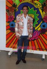 ad singh at group art show hosted by Sunil Sethi in Jehangir Art Gallery on 17th Jan 2011.JPG