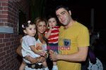 ramona narang nad brunorodello with kids at Denim story store launch in Fort on 2nd Feb 2011.JPG