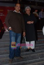 Javed Akhtar at the Premiere of Hum Dono Rangeen in Cinemax on 3rd Feb 2011 (263).JPG