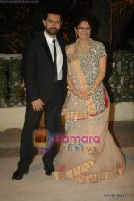 Aamir Khan, Kiran Rao at  Imran Khan_s wedding reception in Taj Land_s End on 5th Feb 2011 (4).JPG