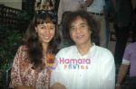 Zakir Hussain at the launch of Zakir Hussain Album The Legacy by Ustad Sultan Khan and his son Sabir Khan in Juhu on 21st Feb 2011 (9).JPG