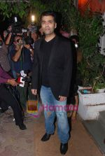 Karan Johar at Shahid Kapoor_s Birthday Party in Olive, Bandra, Mumbai on 25th Feb 2011 (35).JPG