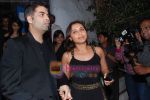 Rani Mukherjee, Karan Johar at Shahid Kapoor_s Birthday Party in Olive, Bandra, Mumbai on 25th Feb 2011 (2).JPG