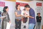 Designers Krishna Mehta and Priyadarshini Rao with one of the winners of The Debut at Wills Lifestyle presented 5th edition of The Debut in Mumbai on 1st March 2011.jpg