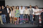 Loy Mendonca, Abhishek Bachchan, Shahana Goswami, Sarah Jane Dias, Kangna Ranaut, Ritesh Sidhwani, Sunil A. Lulla, Abhinay Deo, Jimmy at Game film music launch in Cinemax on 9th March 2011 (.JPG