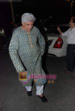 Javed Akhtar in Mumbai Airport on 18th March 2011 (2).JPG