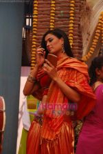 Shweta Tiwari enjoys holi with Sony TV in Malad on 18th March 2011 (22).JPG
