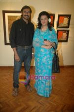 ramesh gorjala with Maharani Gaikwad of Baroda at India Fine Art Event in Kalaghoda on 18th March 2011.JPG