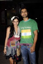 Ashmit Patel, Sonia Mehra at Salman_s cricket bash in Poison on 30th March 2011 (4).JPG