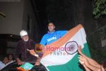 Abhishek Bachchan celebrates India_s victory in Juhu, Mumbai on 2nd April 2011 (14).JPG