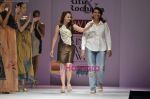 Model walks the ramp for Mrinalani show on Wills Lifestyle India Fashion Week 2011 - Day 3 in Delhi on 8th April 2011.JPG