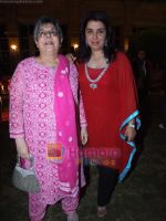 Farah Khan with mom at Mother_s day special in Mumbai on 6th May 2011.jpg