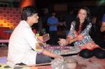 Sheetal Maulik doing pottery at SAB TV Celebrates World Family Day with entire SAB family in Mumbai on 14th May 2011.JPG