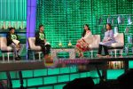 Cyrus Broacha, Vikram Chandra, Katrina Kaif & Farah Khan on NDTV Greenathon.JPG