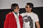 Amitabh Bachchan, Abhishek Bachchan at Buddha Hoga Tera Baap Item song launch in Cinemax on 23rd June 2011 (173).JPG