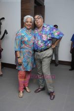 Jamal and Pravina Mecklai at Arrokh Khambata_s Amadeus Launch in NCPA, Mumbai on 3rd July 2011.jpg