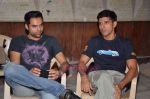 Abhay Deol, Farhan Akhtar at Zindagi Na Milegi Dobara ties up with UTV Movies in Mehboob on 5th July 2011 (112).JPG