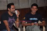 Abhay Deol, Farhan Akhtar at Zindagi Na Milegi Dobara ties up with UTV Movies in Mehboob on 5th July 2011 (115).JPG