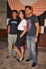 Katrina Kaif, Abhay Deol, Farhan Akhtar at Zindagi Na Milegi Dobara ties up with UTV Movies in Mehboob on 5th July 2011 (151).JPG