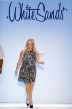 MIAMI BEACH, FL - JULY 15  Designer Leah Madden l walks the runway at the White Sands Australia show during Merecdes-Benz Fashion Week Swim 2012 at The Raleigh on July 15, 2011 in Miami Beach, Florida.JPG