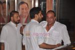 Abhishek Bachchan, Sanjay Dutt, Bunty Walia at Sanjay Dutt_s private get together at his home on 18th July 2011 (12).JPG