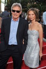 Harrison Ford and Calista Flockhart arrives at the world premiere of the movie Cowboys and Aliens at San Diego Civic Theatre on July 23, 2011 in San Diego, California.jpg