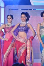 Model walks the ramp for Saree designer Shruti Sancheti showcase at 7TH Retail Jeweller Awards in Lalit Hotel on 6th Aug 2011 (27).JPG
