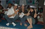 Celina Jaitley, Shreyas Talpade support Anna Hazare in Azad Maidan on 21st Aug 2011 (64).JPG