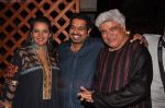 Shabana Azmi, Javed Akhtar, Shankar Mahadevan  at Shankar Ehsaan Loy post concert in Bungalow 9 on 24th Aug 2011 (139).JPG