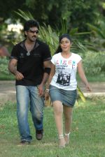 Shamna Kasim (Poorna), Sai Pradeep Pinisetty (Aadhi) in Chelagatam Movie Stills (5).jpg