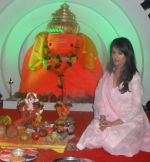 Anjana Sukhani at Eco Friendly Ganesha Festival- Day 4 at Oberoi Mall Goregaon, Mumbai.....JPG